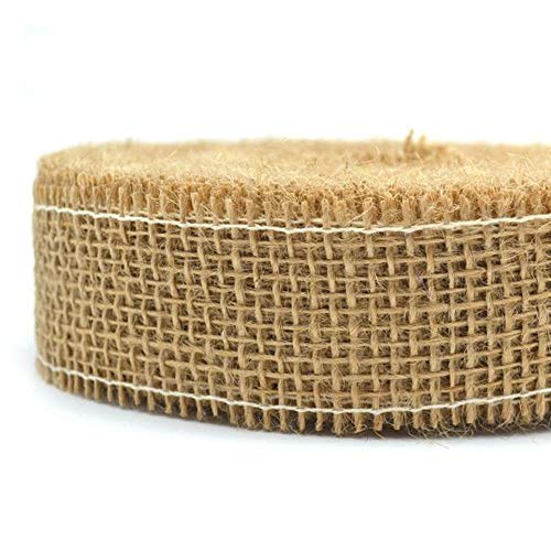 25 m x 40 mm Dekoband JUTE NATUR Juteband Geschenkband 4 cm Gitterband Schleifenband aus Naturjute nachhaltig Weihnachten Ostern Geschenkverpackung von finemark