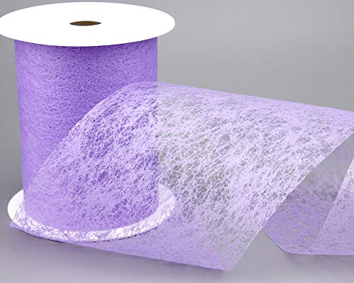 finemark 20 m x 10 сm Dekoband VLIES Flieder Lavendel Schleifenband Geschenkband Deko Netzband Floristik Band Vliesband Dekovlies Tischdekoration zum Basteln Dekorieren Tischläufer Tischband von finemark