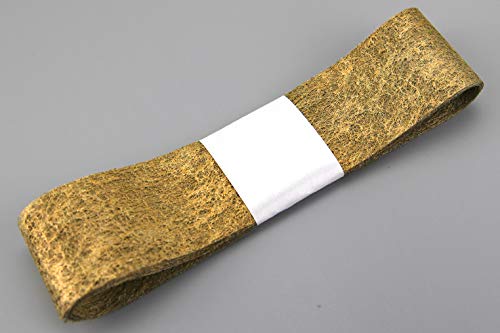 finemark 3 m x 4 сm Dekoband VLIES Gold Schleifenband Geschenkband Deko Netzband Floristik Band Vliesband Dekovlies Tischdekoration zum Basteln Dekorieren von finemark
