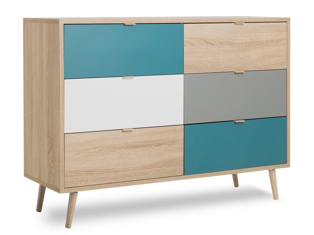 Finori Sideboard Sideboard Schubkastenkommode Cuba, Skandinavisch von Finori