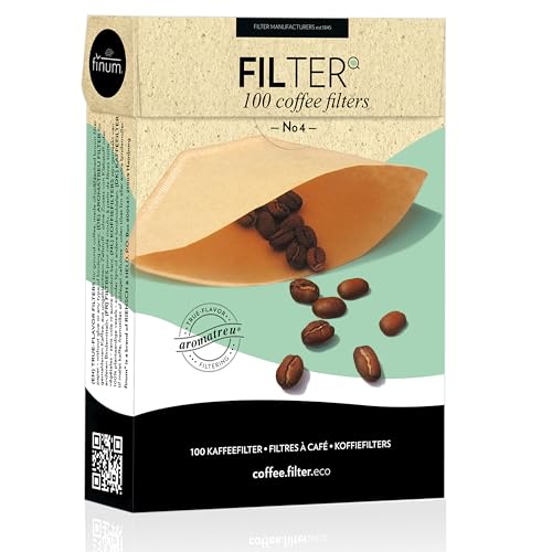 Finum 100 Papier Kaffeefilter Größe 4 von finum