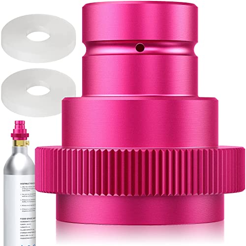 CO2 Quick-Adapter, Schnelladapter für CO2 Soda kompatibel mit Duo/Terra/Art, Sodastream Adapter 425g Zylinder 60L Trapezgewinde TR21-4, Rosa,F-QC1.0-P CO2 Quick-Adapter, Schnelladapter für CO2 Soda kompatibel mit Duo/Terra/Art, Sodastream Adapter 425g Zylinder 60L Trapezgewinde TR21-4, Rosa,F-QC1.0-P von Lulizzie