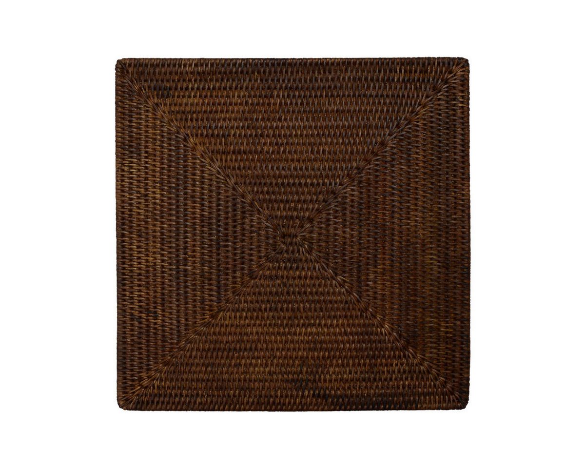 fiolini Platzset / Tischset Rattan Quadratisch, Braun, 35 x 35 x 1 cm, handgefertigt fiolini Platzset / Tischset Rattan Quadratisch, Braun, 35 x 35 x 1 cm, handgefertigt von fiolini