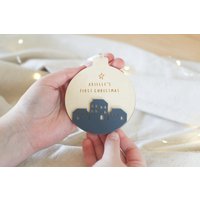 Babys Erstes Weihnachten, Benutzerdefinierte Ornament, Neue Baby Verzierung, Personalisierte Kugel, Geschenk Für Mutter, Mein Weihnachtskugel von firastudio