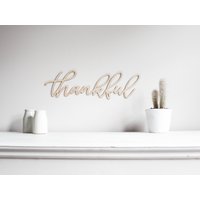 Dankeschön Holzschild, Wand Kunst Dekor Holzschild Wohnkultur Holz Wandbehang Housewarminggeschenk Rustikales Thanksgiving Geschenk Zeichen von firastudio