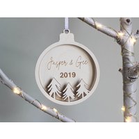 Unser Erstes Weihnachten, Benutzerdefinierte Ornament, Weihnachtsverzierung, Brautpaar-Ornamente, Paar-Weihnachtsverzierungen, Geschenk Für Freundin von firastudio