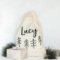 Weihnachtssack Mit Namen, Personalisierte Tasche, Weihnachtssäckchen, Weihnachtssäckchen Für Kinder, Geschenkbeutel, Große Benutzerdefinierte von firastudio