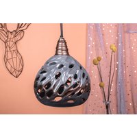 Handgefertigte Keramik Lampe, Deckenlampe, Wohnzimmer, Schlafzimmer Moderne Pendelleuchte, Beleuchtung, Geschenkidee Housewarming von firaworkshopUA