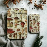 Pilz Dose Pillendose Vogue Strick-Nähzubehör von fireflynotes