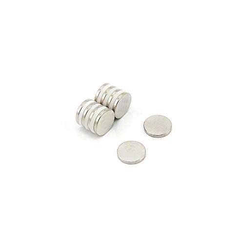 Samarium - Kobaltmagnet Für Motoren, Elektromotoren, Turbomaschinen und Sensoren - 15mm Durchmesser x 2mm Dick - 1,4kg Ziehen - Pack von 10 von first4magnets