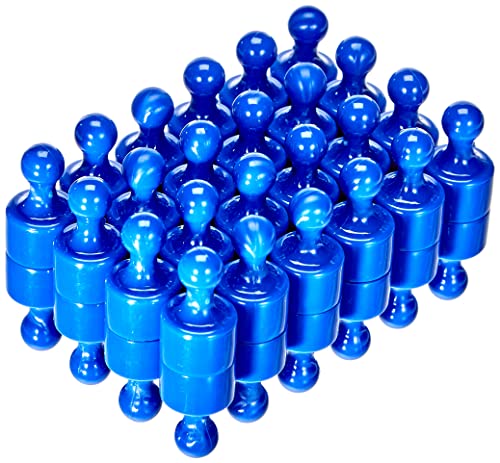 Blue Skittle Magnet Für Kühlschrank, Büro, Whiteboard, Mitteilung 12mm x 21mm Hoch - Pack von 48 von first4magnets