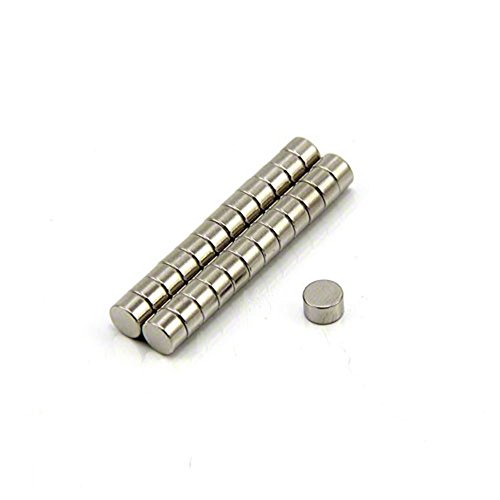 N35 Neodym - Magnet Für Kunst, Handwerk, Modellherstellung - 5mm Durchmesser x 3mm Dick - 0,48kg Zug - Pack von 50 von First4magnets