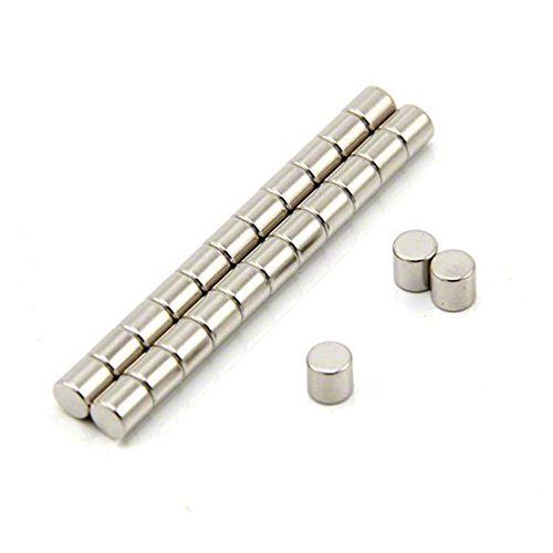 N35 Neodym Magnet Für Kunst, Handwerk, Modellherstellung - 5mm Durchmesser x 5mm Dick - 0,76kg Zug - Pack von 50 von first4magnets