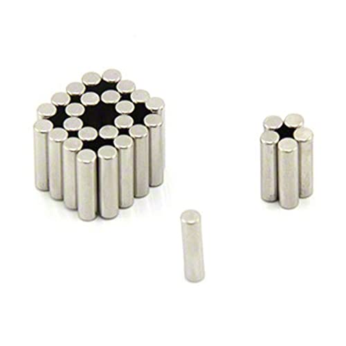 Diametral Magnetisierter N42 - Neodym - Magnet Für Kunst, Handwerk, Modellherstellung - 3mm Durchmesser x 12mm Dicke - Pack von 100 von First4magnets