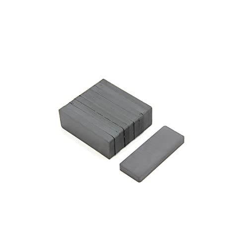 Magnet Expert® FE50195-10 Ferrit 50 x 19 x 5 mm dick Y30BH Zugkraft 1,5 kg grau 50 x 19 x 5 mm von first4magnetsTM