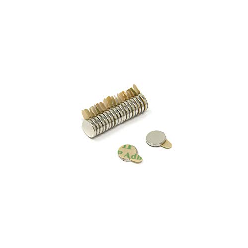 N35 Neodym Easypeel Adhäsive Magnet Für Kunst, Kunsthandwerk, Modellherstellung, Diy, Hobbys und Verpackungen - 6mm Durchmesser x 1mm - 0,33kg Zug - Süd - Pack von 20 von first4magnets
