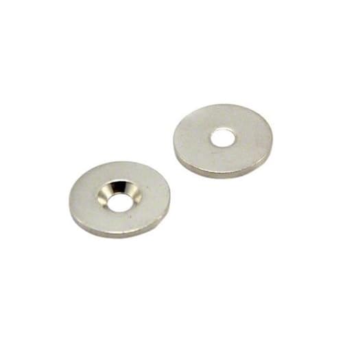 Counterunk Stahlscheibe Für Die Verwendung von Magneten, Hängegrafiken Oder Notizenboards - 20mm Durchmesser x 2mm Dickes x 4mm Loch - Pack von 50 von first4magnets