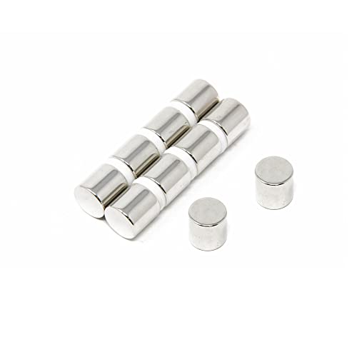 1,27 cm Durchmesser x 1,27 cm Dicke N42 Neodym-Magnet – 6 kg Zugkraft – lizenziertes Material (10 Stück) von first4magnets