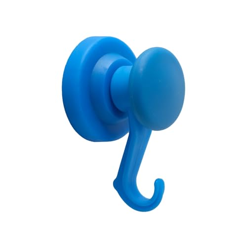 43mm Dia Gummibeschichtete Neodym-Magnet Mit Schwenkhaken-blau (Packung 1) von first4magnets