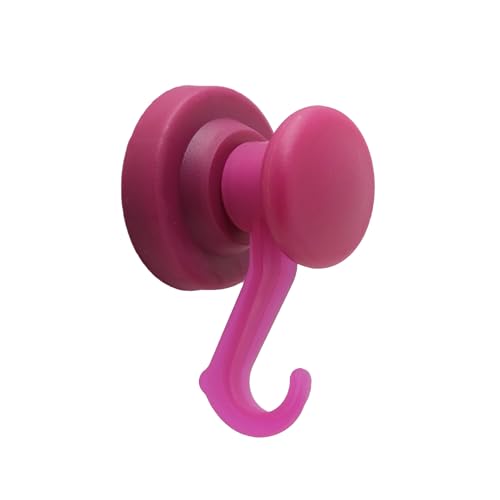 43mm Dia Gummibeschichtete Neodym-Magnet Mit Schwenkhaken-lila (Packung 40) von first4magnets