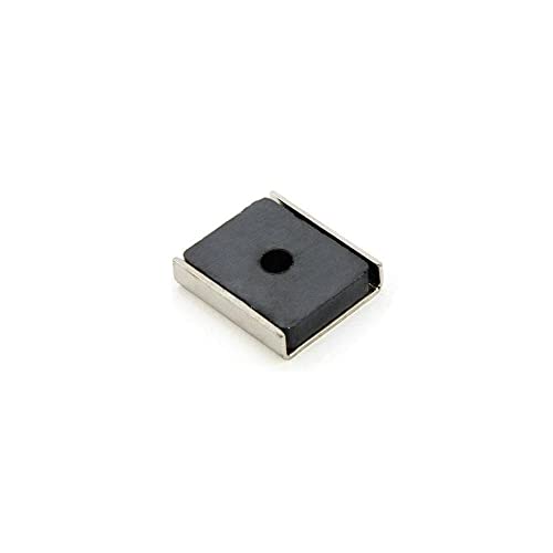 Edelstahl - Ferritkanal - Magnet Diy, Handwerk und Hobbys - 26 x 23 x 6,3mm Dickes x 3mm Loch - 6,1kg Zug - Pack von 10 von first4magnets