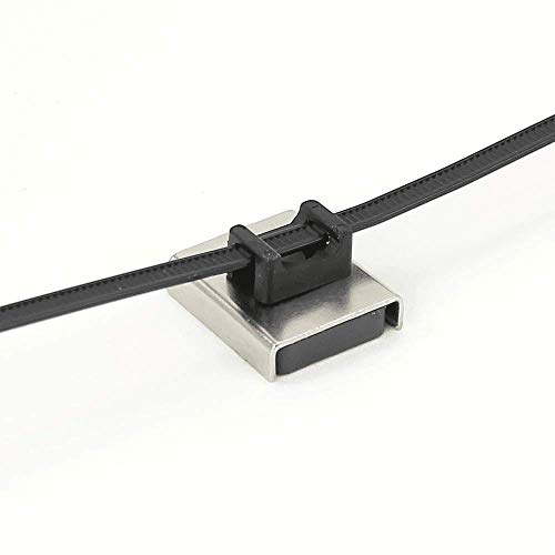 Edelstahl Magnetische Kabelbindung Für Kabelmanagement Zu Hause, Büro Oder Klassenzimmer - 26 x 23 x 6,3mm Dicke - 6,1kg Zug - Pack von 20 Edelstahl Magnetische Kabelbindung Für Kabelmanagement Zu Hause, Büro Oder Klassenzimmer - 26 x 23 x 6,3mm Dicke - 6,1kg Zug - Pack von 20 von first4magnets