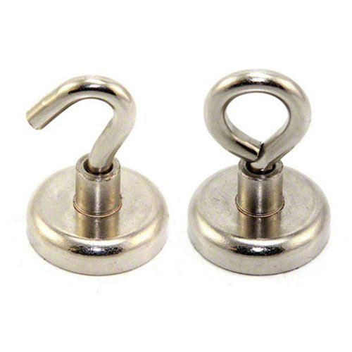 Ferrit - Klemmmagnet Mit M6 - Augenbolzen zum Aufhängen, Halten Oder Anzeigen von Gegenständen - 32mm Durchmesser - 5,8kg Zug - Süd - 10 Packung 10 Ferrit - Klemmmagnet Mit M6 - Augenbolzen zum Aufhängen, Halten Oder Anzeigen von Gegenständen - 32mm Durchmesser - 5,8kg Zug - Süd - 10 Packung 10 von first4magnets