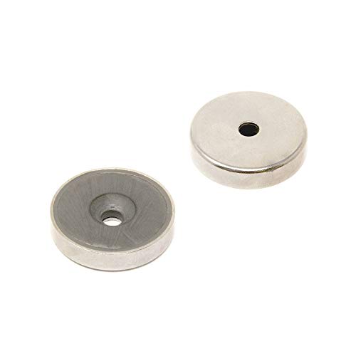 Ferrit Y30Bh Pot Magnet Für Kunst, Kunsthandwerk, Modellherstellung, Diy Und Hobbys - 32 Mm Durchmesser X 7 Mm Dicke X 5 Mm C/Waschbecken - 7,2 Kg Pull - Pack Von 10 Ferrit Y30Bh Pot Magnet Für Kunst, Kunsthandwerk, Modellherstellung, Diy Und Hobbys - 32 Mm Durchmesser X 7 Mm Dicke X 5 Mm C/Waschbecken - 7,2 Kg Pull - Pack Von 10 von first4magnets