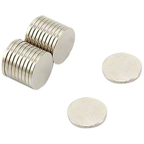 N35 Neodym - Magnet Für Kunst, Handwerk, Modellherstellung, Diy, Hobbys - 10mm Durchmesser x 1mm Dick - 0,51kg Zug - Pack von 20 von first4magnets