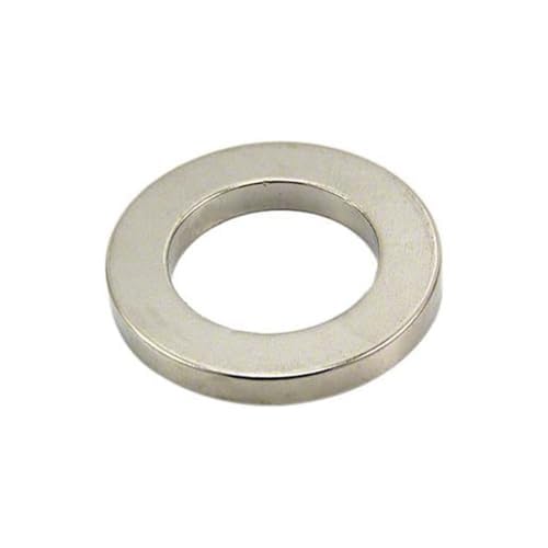 Neodym - Magnet Für Engineering -, Herstellungs - und Technologieanwendungen - 40mm O.D. x 25mm I.D. x 5mm Dick - 20kg Zug von first4magnets