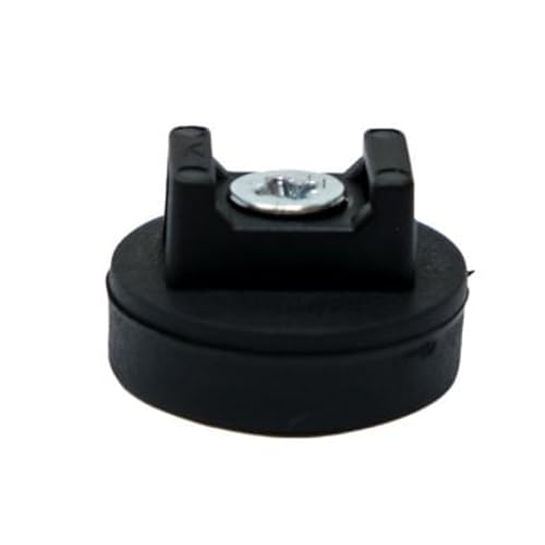 Kabelhaltermagnet mit 4 mm Loch, 22 mm Durchmesser x 6 mm Höhe, gummibeschichtet, 4,3 kg Zugkraft, Schwarz, 10 Stück Kabelhaltermagnet mit 4 mm Loch, 22 mm Durchmesser x 6 mm Höhe, gummibeschichtet, 4,3 kg Zugkraft, Schwarz, 10 Stück von first4magnets