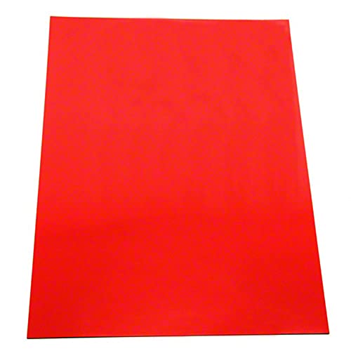 Magflex A4 Flexibler Matt Red Magnetic Sheet zum Erstellen von Magnetgrafiken, Schildern Oder Displays - Pack von 10 von first4magnets