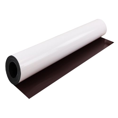 Magflex® Flexible Gloss White Magnetic Sheet zum Erstellen von Magnetbildern, Kunstwerken, Schildern Oder Displays - 620mm Breit - 5M Länge von first4magnets