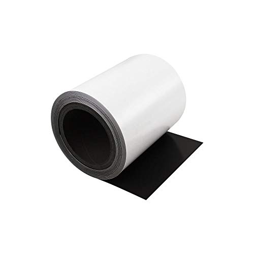 Magflex® Flexible Magnetblatt Mit Standard - Selbstkleber zum Erstellen Magnetischer Bilder, Kunstwerke, Zeichen Oder Displays - 150mm Breit - 5M Länge von first4magnets