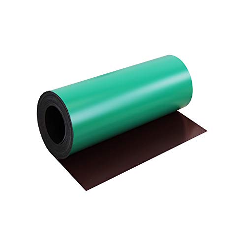 Magflex® Flexible Matt Green Magnetic Sheet zum Erstellen von Magnetbildern, Kunstwerken, Schildern Oder Displays - 300mm Breit - 5M Länge von first4magnets