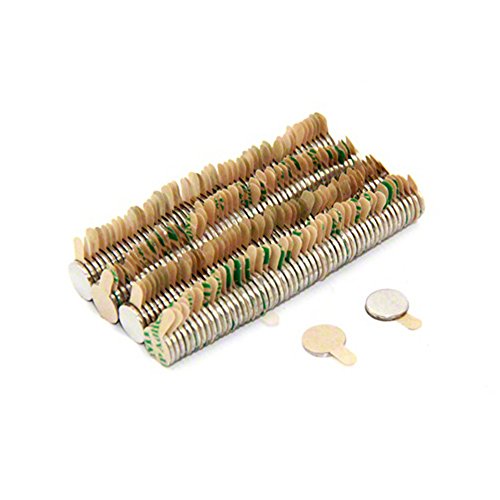 N35 Neodym Easypeel Adhäsive Magnet Für Kunst, Kunsthandwerk, Modellherstellung, Diy, Hobbys und Verpackungen - 6Mm Durchmesser x 1mm - 0,33kg Pull - South - Pack Von 200 Packungen Von 200 von first4magnets