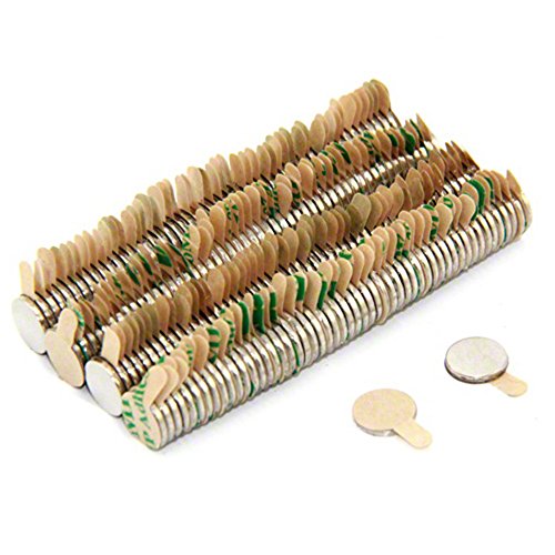 N35 Neodym Easypeel Adhäsive Magnet Für Kunst, Kunsthandwerk, Modellherstellung, Diy, Hobbys und Verpackungen - 8mm Durchmesser x 1mm - 0,39kg Pull - South - Pack von 200 Packungen von 200 N35 Neodym Easypeel Adhäsive Magnet Für Kunst, Kunsthandwerk, Modellherstellung, Diy, Hobbys und Verpackungen - 8mm Durchmesser x 1mm - 0,39kg Pull - South - Pack von 200 Packungen von 200 von first4magnets