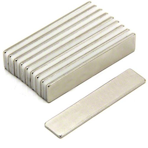 N35 Neodym - Magnet Für Kunst, Handwerk, Modellherstellung - 50mm x 10mm x 1,5mm Dick - 3,6kg Zug - Pack von 100 N35 Neodym - Magnet Für Kunst, Handwerk, Modellherstellung - 50mm x 10mm x 1,5mm Dick - 3,6kg Zug - Pack von 100 von first4magnets