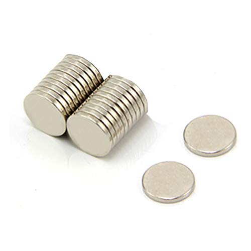 N35 Neodym - Magnet Für Kunst, Kunsthandwerk, Modellherstellung, Diy, Hobbys und Verpackungen - 8mm Durchmesser x 1mm Dicke - 0,39kg Zug - Pack von 20 von Magnet Expert