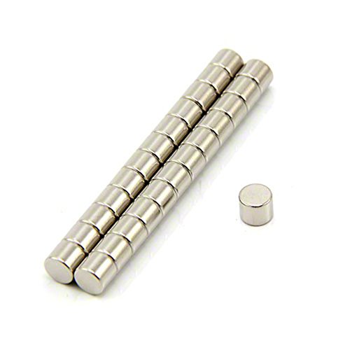 N42 Neodym - Magnet Für Kunst, Handwerk, Modellherstellung - 6mm Durchmesser x 5mm Dick - 1,24kg Zug - Pack von 250 N42 Neodym - Magnet Für Kunst, Handwerk, Modellherstellung - 6mm Durchmesser x 5mm Dick - 1,24kg Zug - Pack von 250 von first4magnets