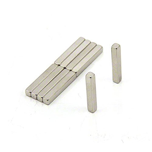 N42 Neodym -Magnet Für Kunst, Kunsthandwerk, Modellherstellung - 3mm x 3mm x 20mm Dick - 0,49kg Zug - Pack Von 200 N42 Neodym -Magnet Für Kunst, Kunsthandwerk, Modellherstellung - 3mm x 3mm x 20mm Dick - 0,49kg Zug - Pack Von 200 von first4magnets