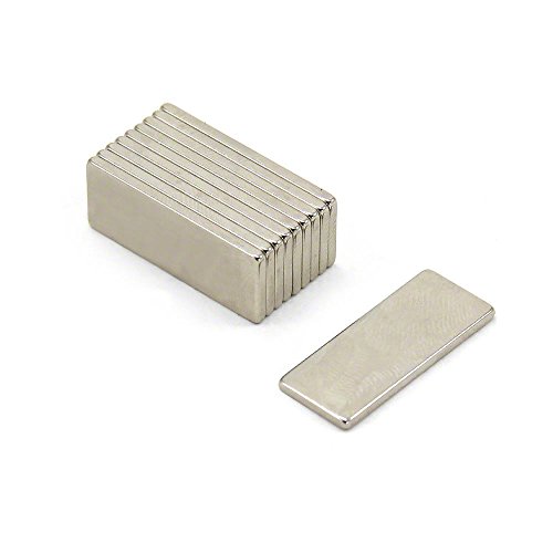 N42 Neodym -Magnete Für Kunst, Kunsthandwerk, Modellherstellung, Diy, Hobbys - 25mm x 10mm x 1,5mm Dicke - Pack Von 10 N42 Neodym -Magnete Für Kunst, Kunsthandwerk, Modellherstellung, Diy, Hobbys - 25mm x 10mm x 1,5mm Dicke - Pack Von 10 von first4magnets