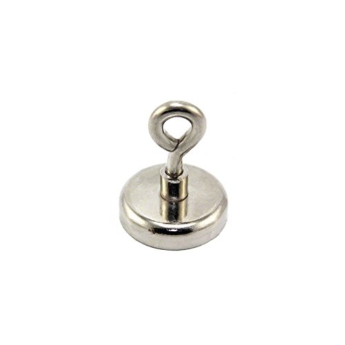 Neodymium - Klemmmagnet Mit M8 - Augenbolzen zum Aufhängen, Halten Oder Anzeigen von Gegenständen - 48mm Durchmesser - 95kg Zug Neodymium - Klemmmagnet Mit M8 - Augenbolzen zum Aufhängen, Halten Oder Anzeigen von Gegenständen - 48mm Durchmesser - 95kg Zug von first4magnets