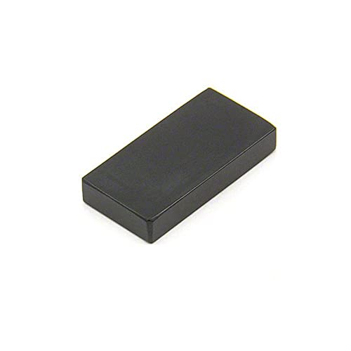 Schwarzes Epoxid - Epoxidbeschichteter N42 Neodym Magnet - 30mm x 15mm x 5mm Dick - 10,1kg Zug - Pack von 10 von first4magnets