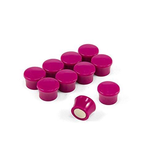 Small High Power 'Memo' Board Magnets - Rosa (10 Packs of 10) von first4magnets