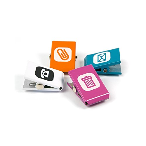 Trendform TF-TF3669 Sortierte Magnetclips Office (1 Satz 4), Metall, Silver, 25 x 10 x 3 cm von first4magnets