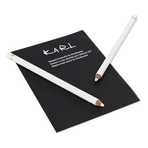 Trendform TF-TM2011 Magnetisch pfändbare weiße Kreide Board Bleistift (1 Packung), Metall, Silver, 25 x 10 x 3 cm von first4magnets