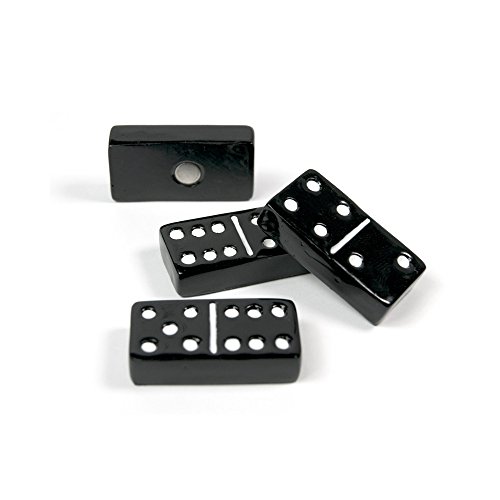 Trendform Verschiedene beliebte Form Büromagnete-Domino (1 Satz 4), Metall, Silver, 25 x 10 x 3 cm von first4magnets