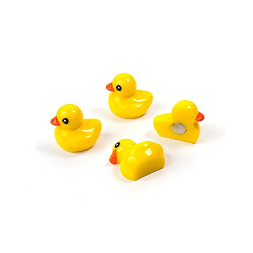 Trendform Verschiedene beliebte Form Büromagnete-Ducky (1 Satz 4), Metall, Silver, 25 x 10 x 3 cm von first4magnets