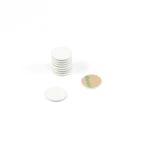 Weiß Gestrichene Weichstahlscheibe Mit 3M Selbstklebstoff Für Kunst, Kunsthandwerk, Modellherstellung, Diy und Hobbys - 10mm Dia x 1mm Dicke - Packung von 200 Weiß Gestrichene Weichstahlscheibe Mit 3M Selbstklebstoff Für Kunst, Kunsthandwerk, Modellherstellung, Diy und Hobbys - 10mm Dia x 1mm Dicke - Packung von 200 von first4magnets